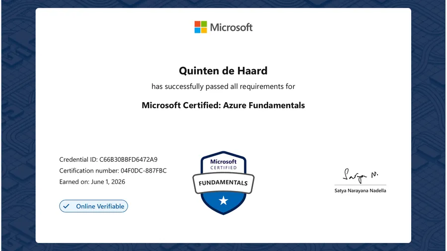 Passed the AZ-900